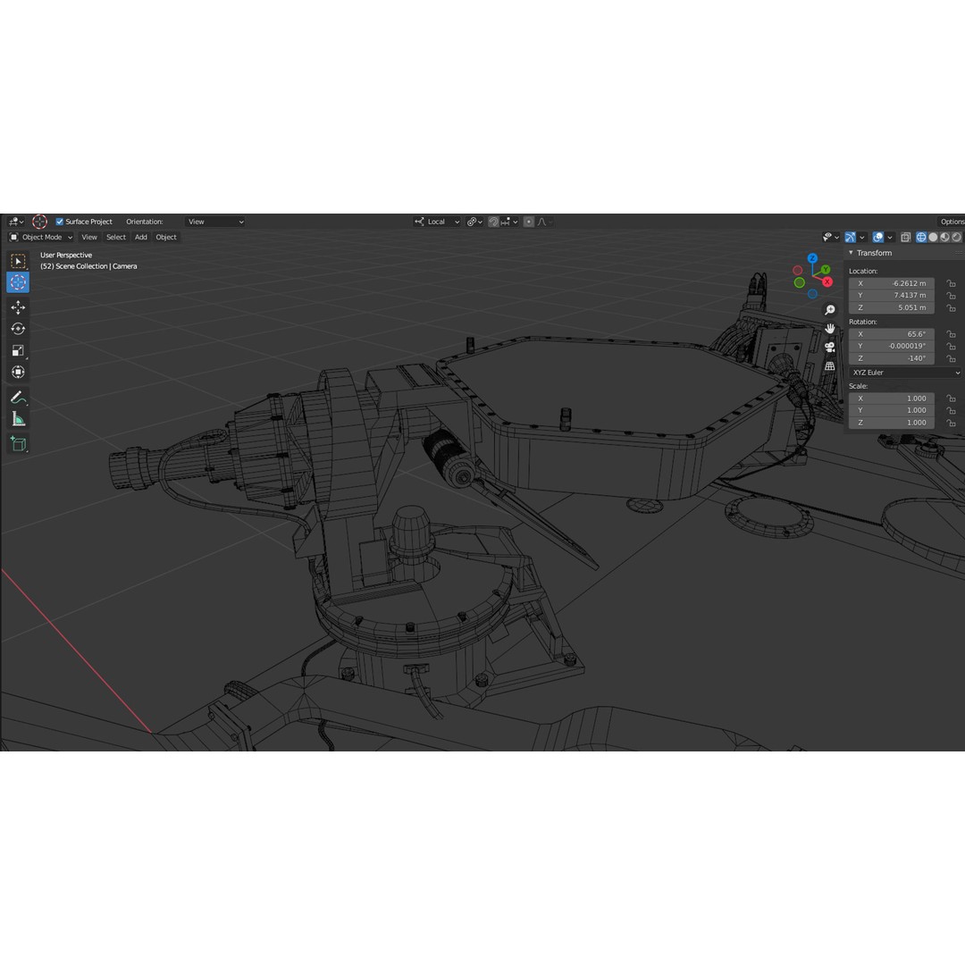 Curiosity Rover 3D Model – Detailed Space Exploration Asset, Blender - View 40