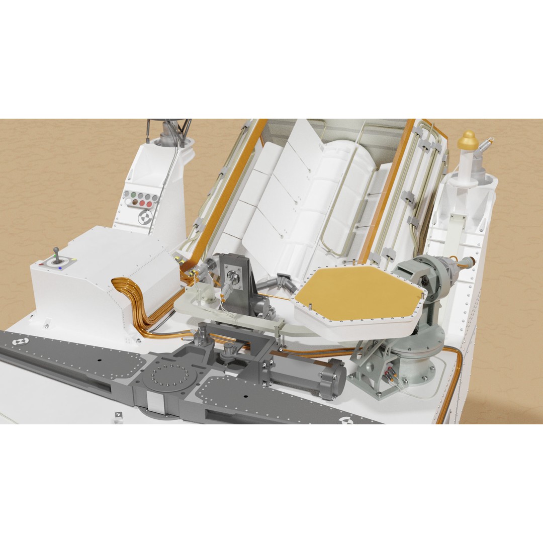 Curiosity Rover 3D Model – Detailed Space Exploration Asset, Blender - View 8