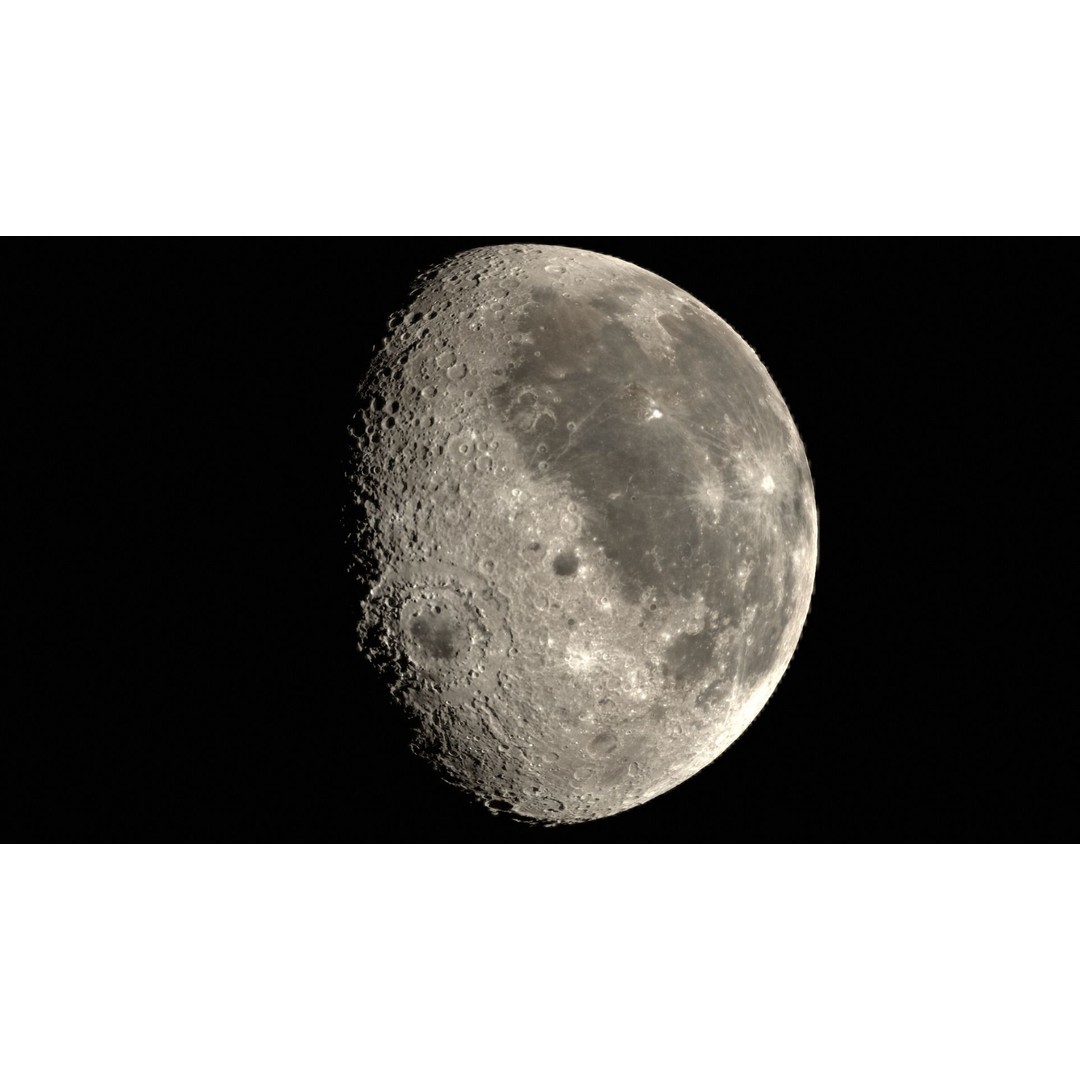 Moon 3D Model – Highly Detailed PBR Asset for Close-Up Renders - View 14