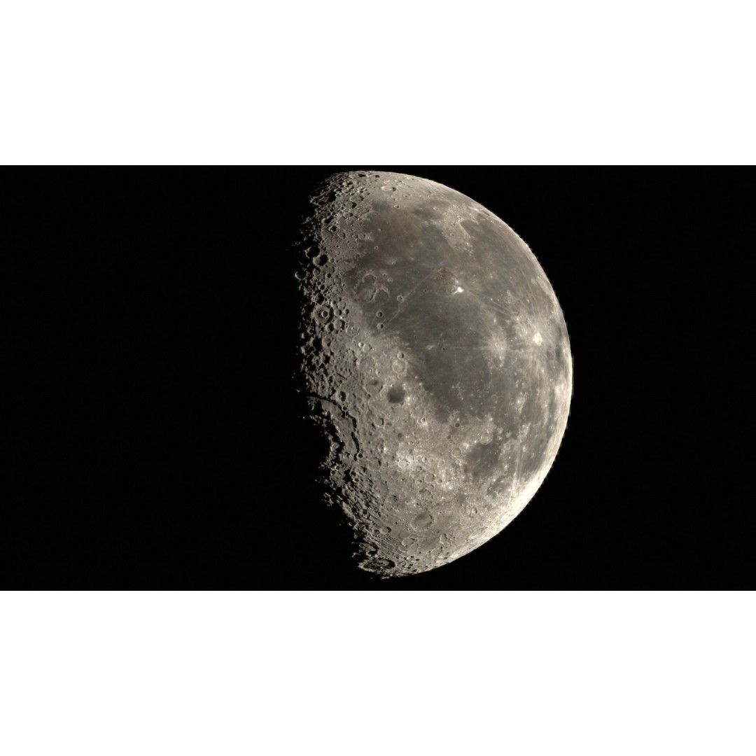 Moon 3D Model – Highly Detailed PBR Asset for Close-Up Renders - View 15