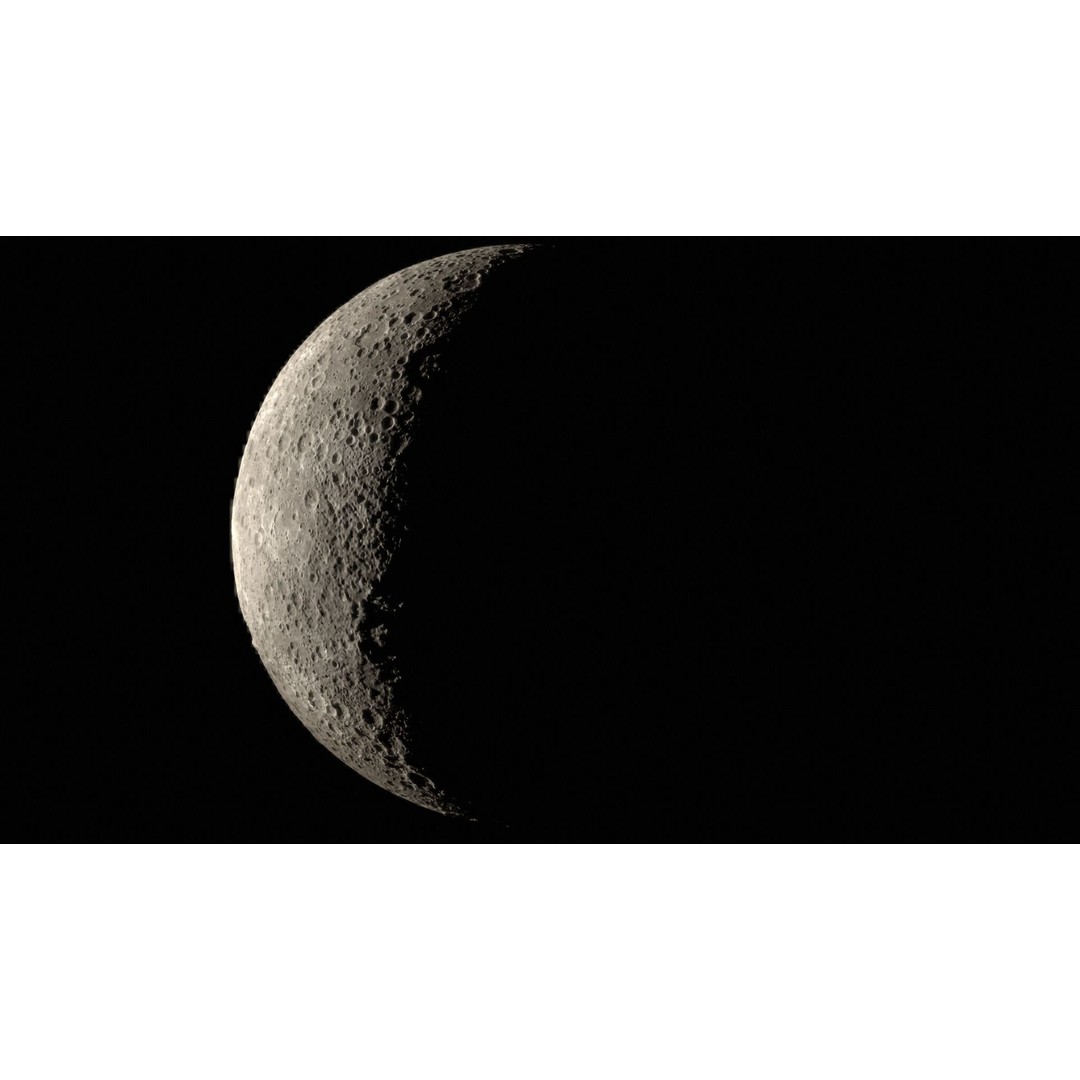 Moon 3D Model – Highly Detailed PBR Asset for Close-Up Renders - View 5
