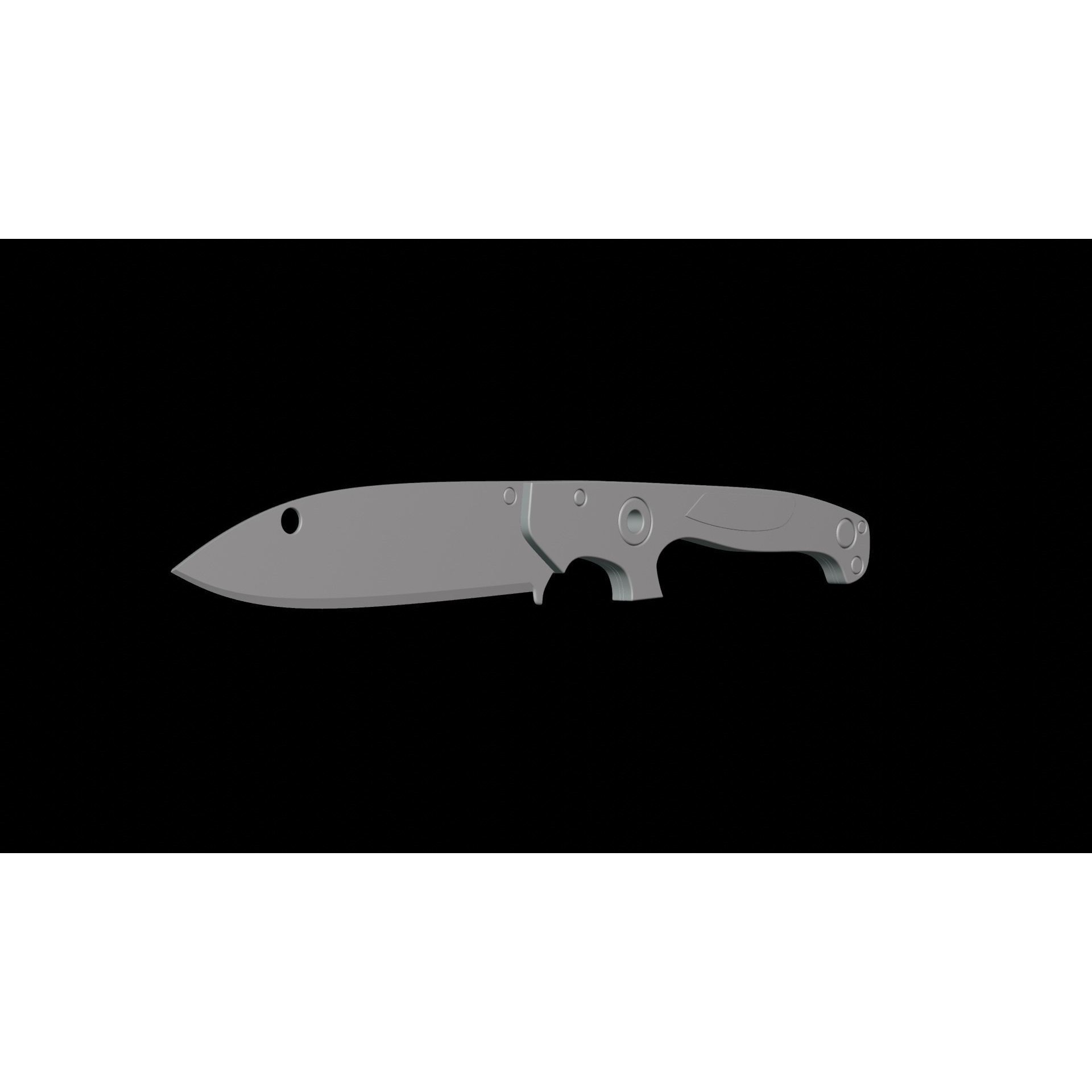 Utility Knife - Game-Ready 3D Model