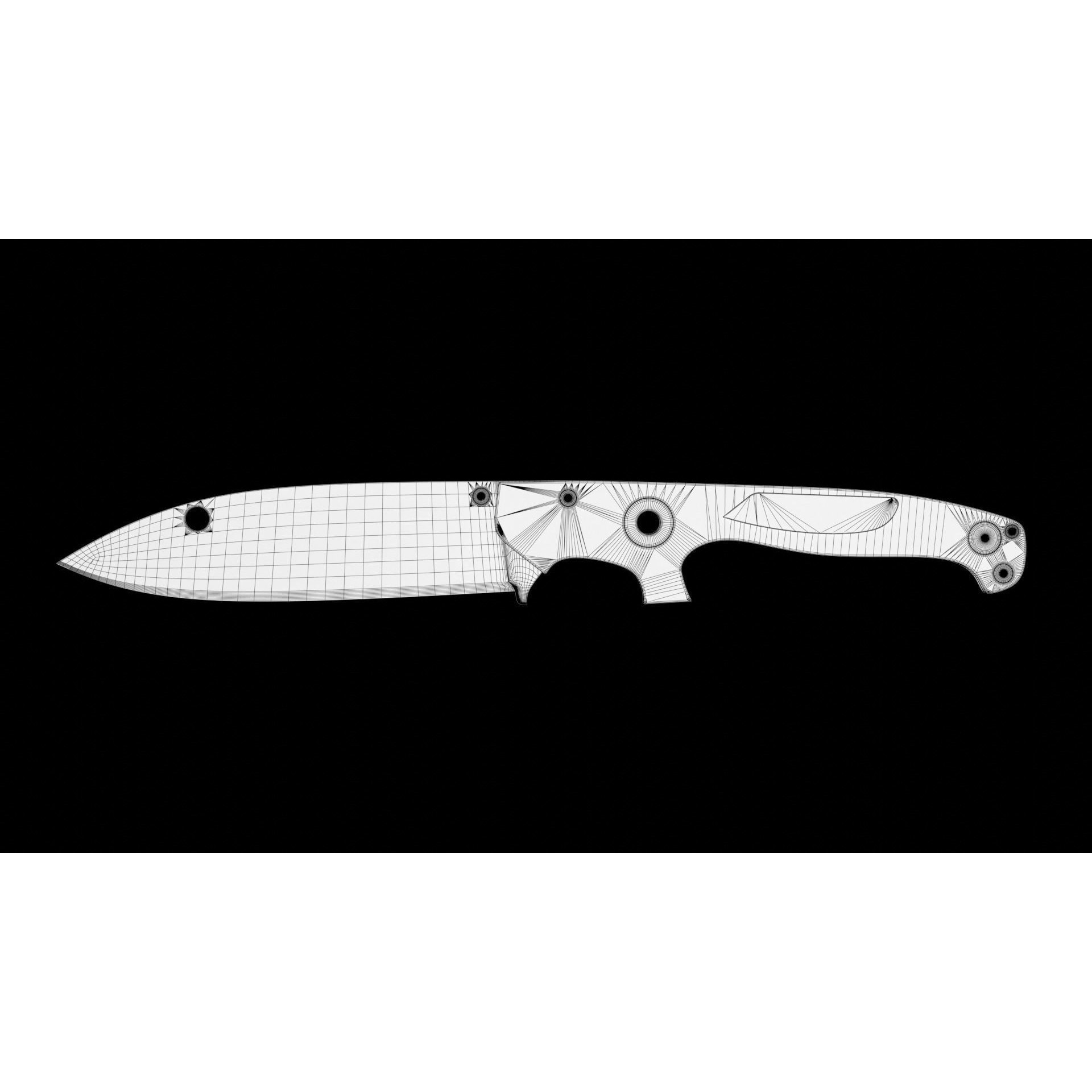 Utility Knife - Game-Ready 3D Model - View 11