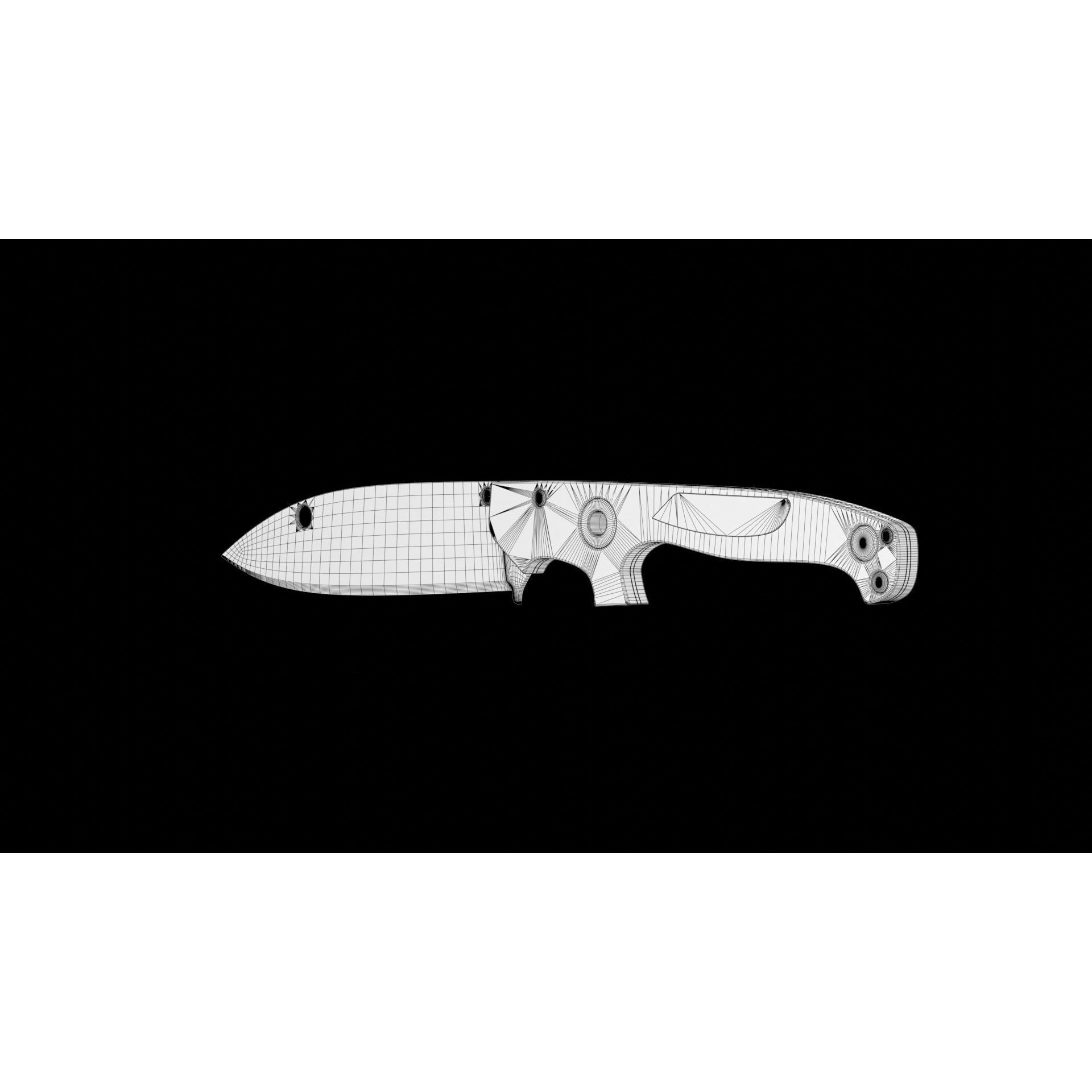 Utility Knife - Game-Ready 3D Model - View 12