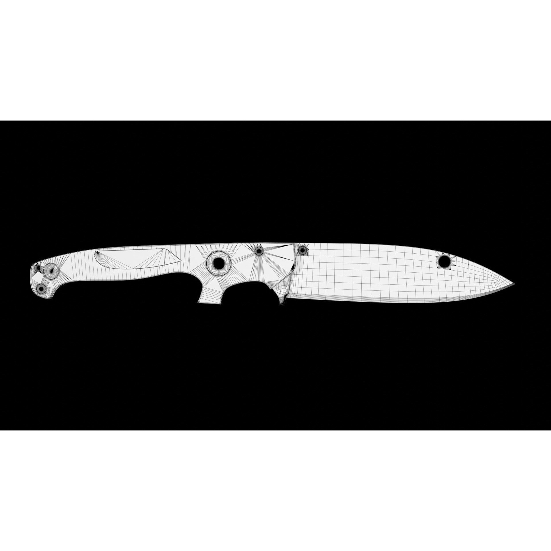 Utility Knife - Game-Ready 3D Model - View 15