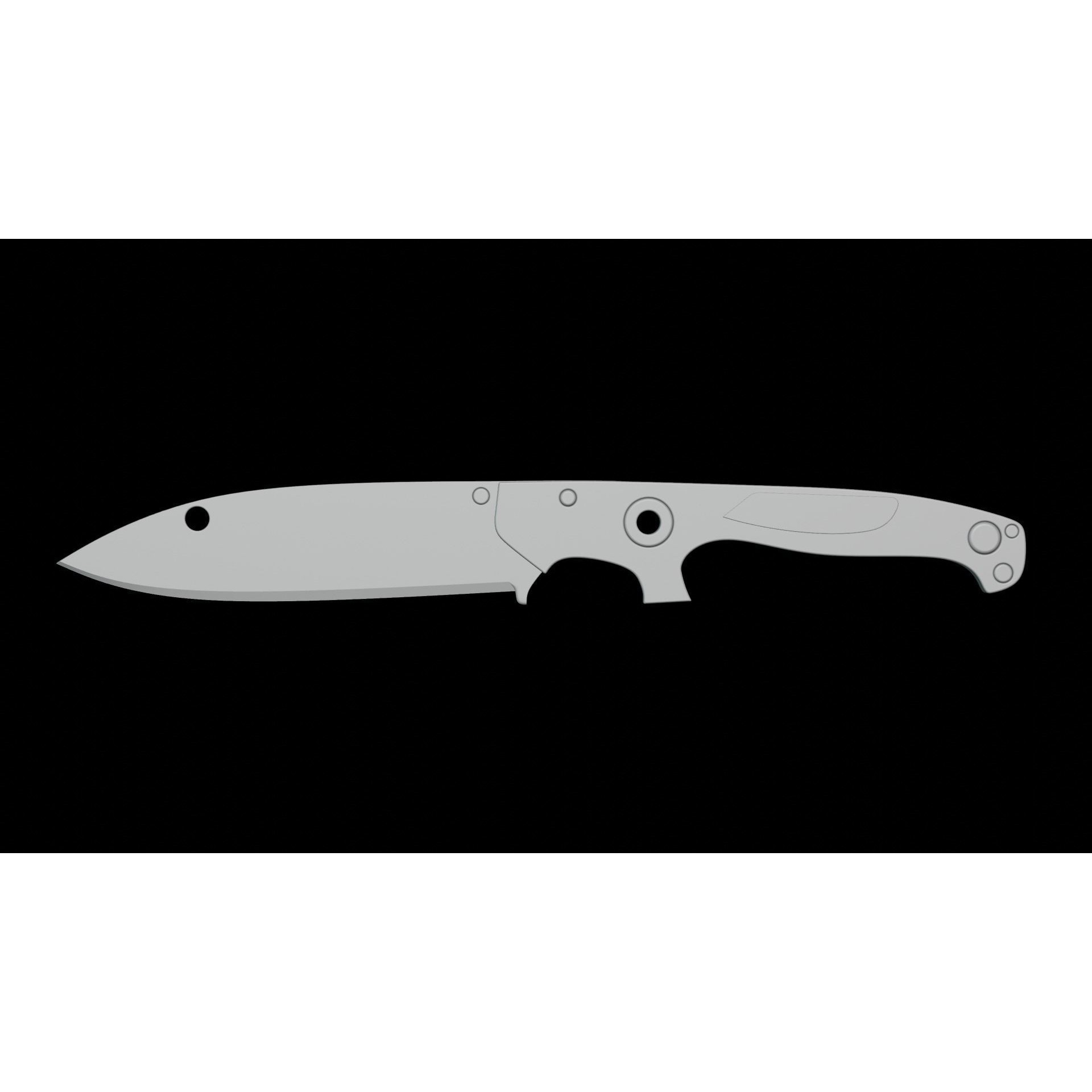Utility Knife - Game-Ready 3D Model - View 19