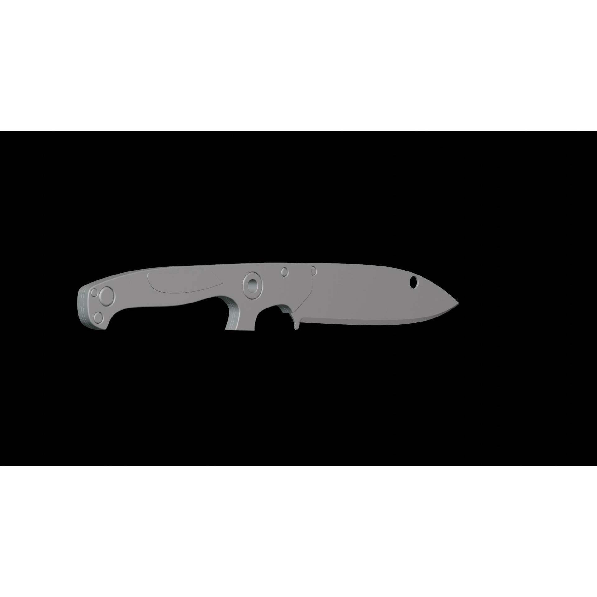 Utility Knife - Game-Ready 3D Model - View 22