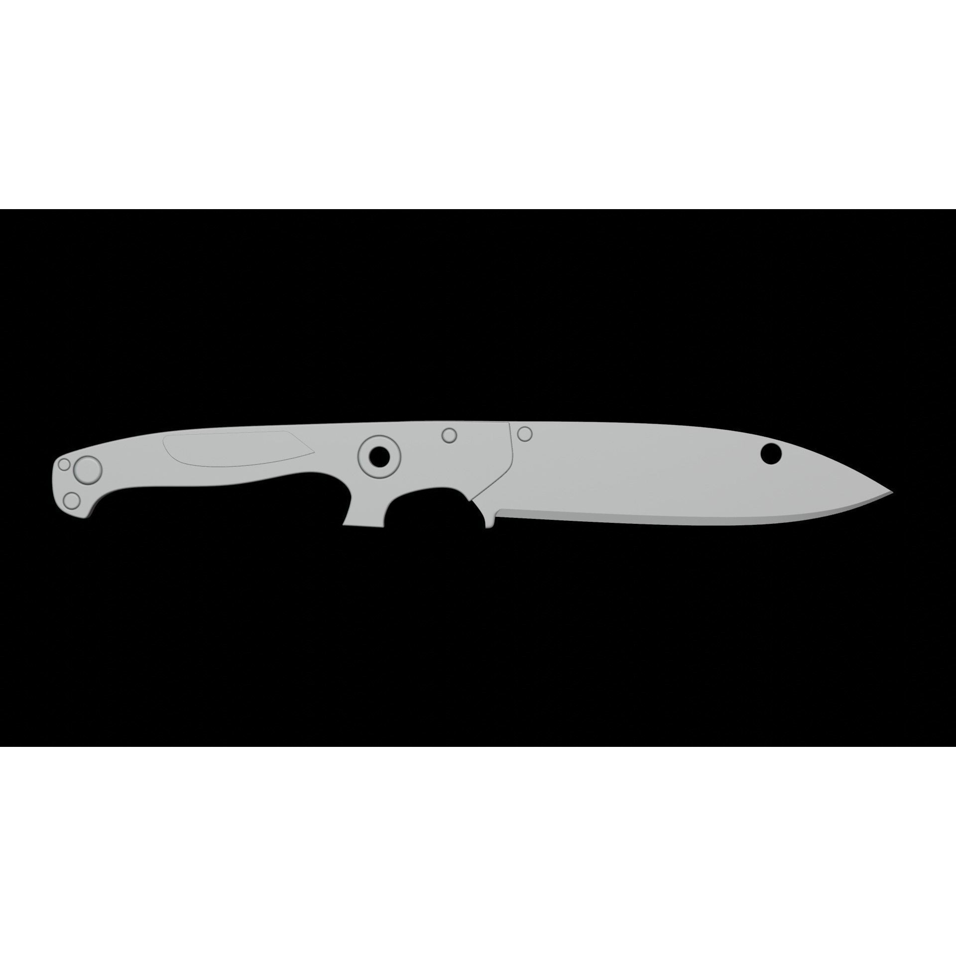 Utility Knife - Game-Ready 3D Model - View 23