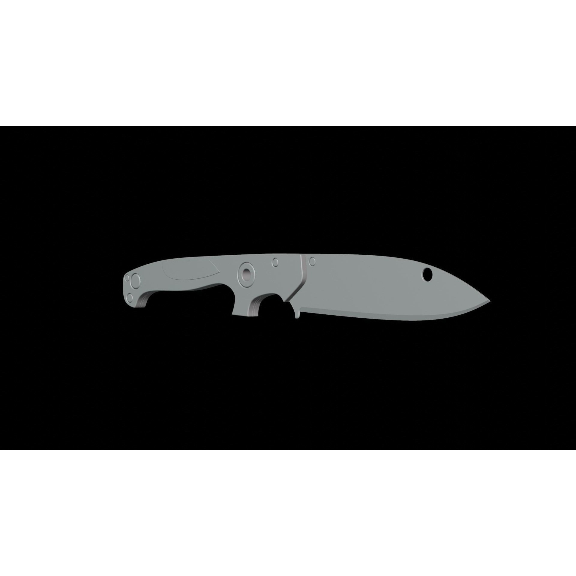 Utility Knife - Game-Ready 3D Model - View 24