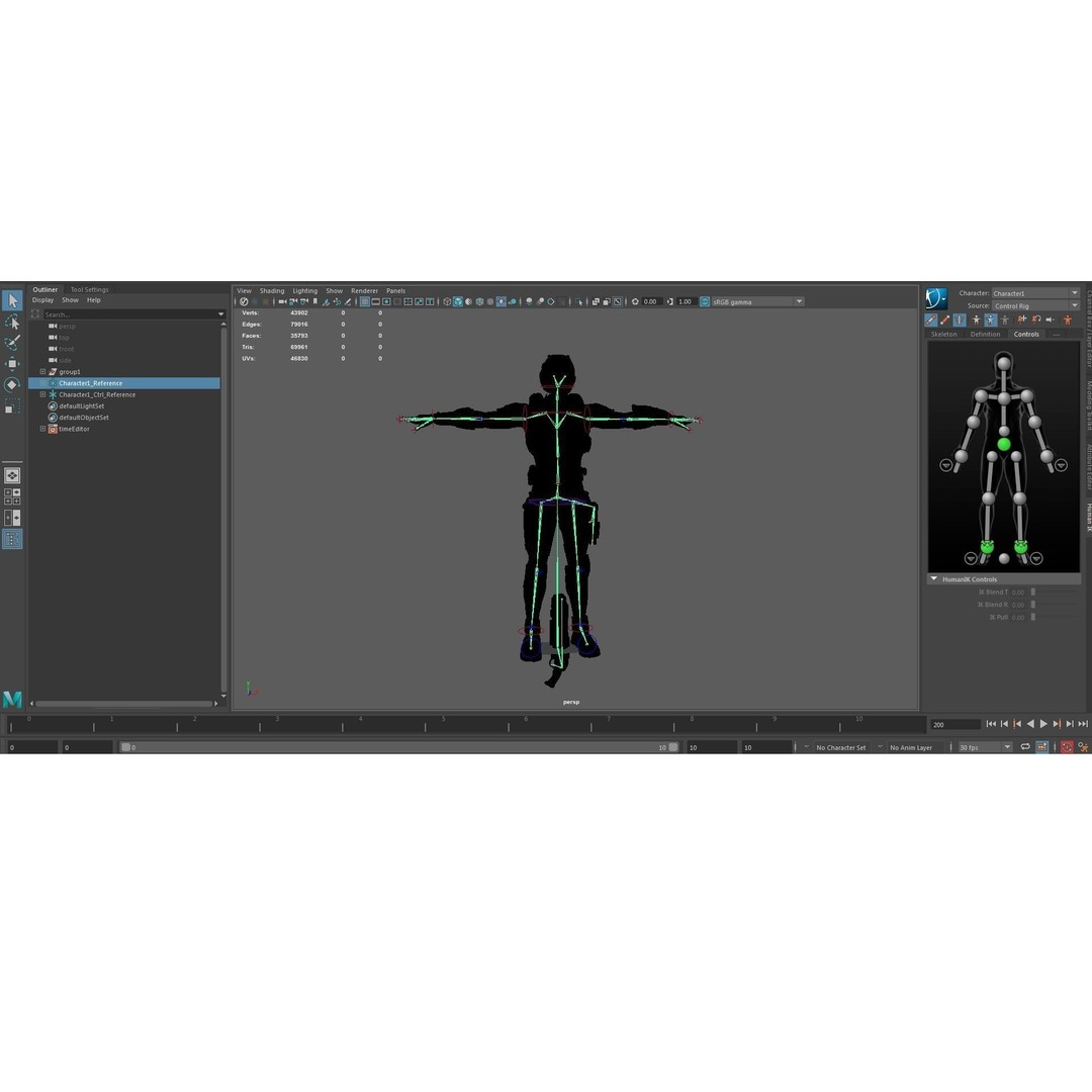 Stormtrooper 3D Model – Low Poly Character for Games, FBX - View 51