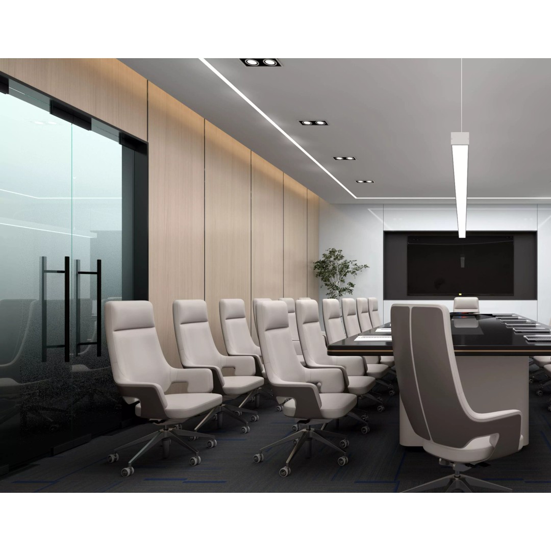 Modern Conference Room 3D Model – Realistic Office Space, FBX, OBJ - View 6