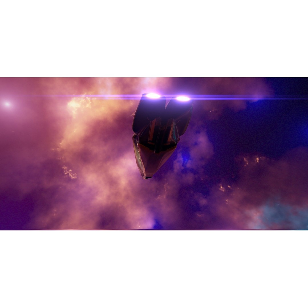 Freight Spaceship 3D Model – High Poly Sci-Fi Carrier, Blender, FBX - View 10