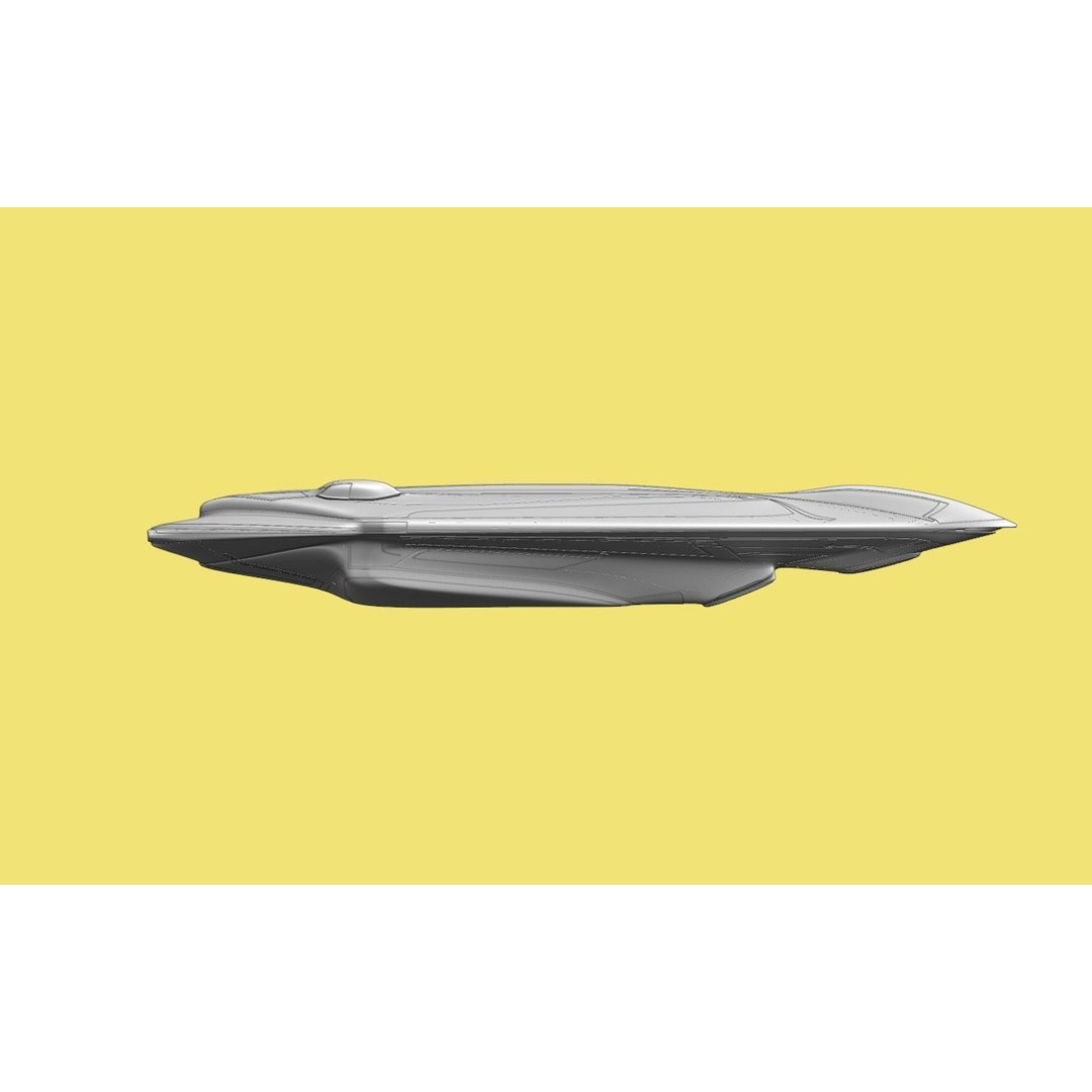 Freight Spaceship 3D Model – High Poly Sci-Fi Carrier, Blender, FBX - View 31