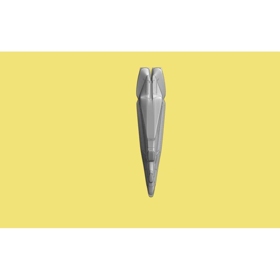 Freight Spaceship 3D Model – High Poly Sci-Fi Carrier, Blender, FBX - View 32