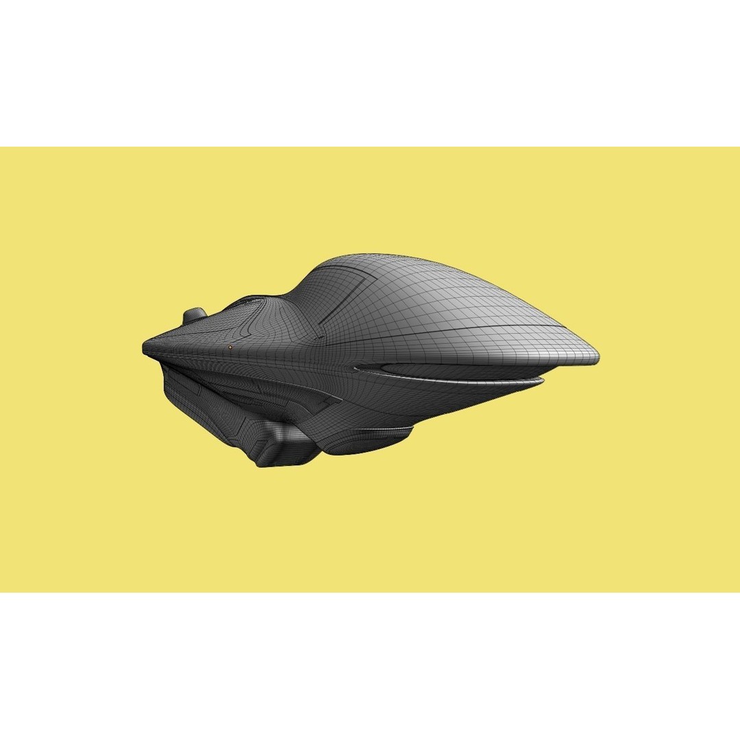 Freight Spaceship 3D Model – High Poly Sci-Fi Carrier, Blender, FBX - View 35