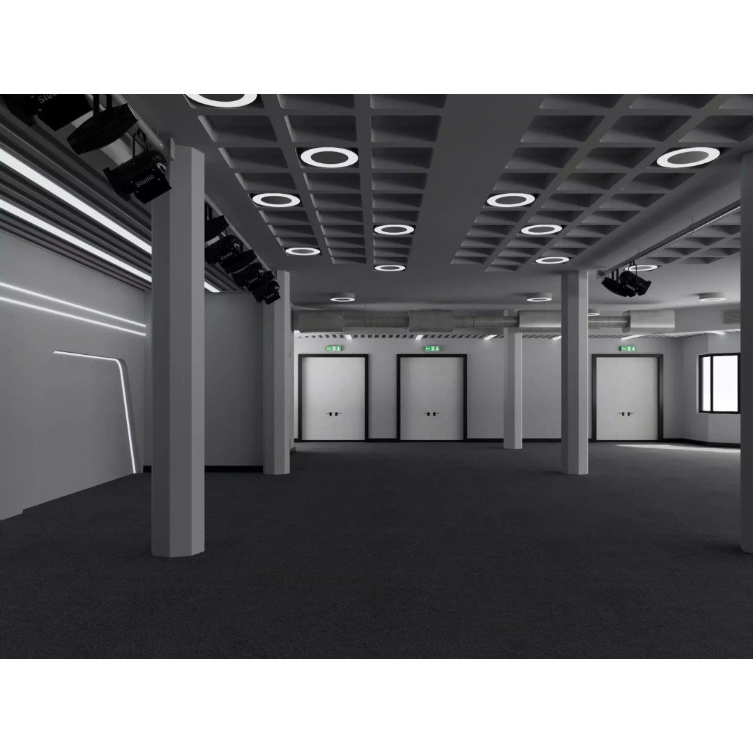 Convention Center Event Space 3D Model – Interior Hall, FBX, Blender, Corona - View 5