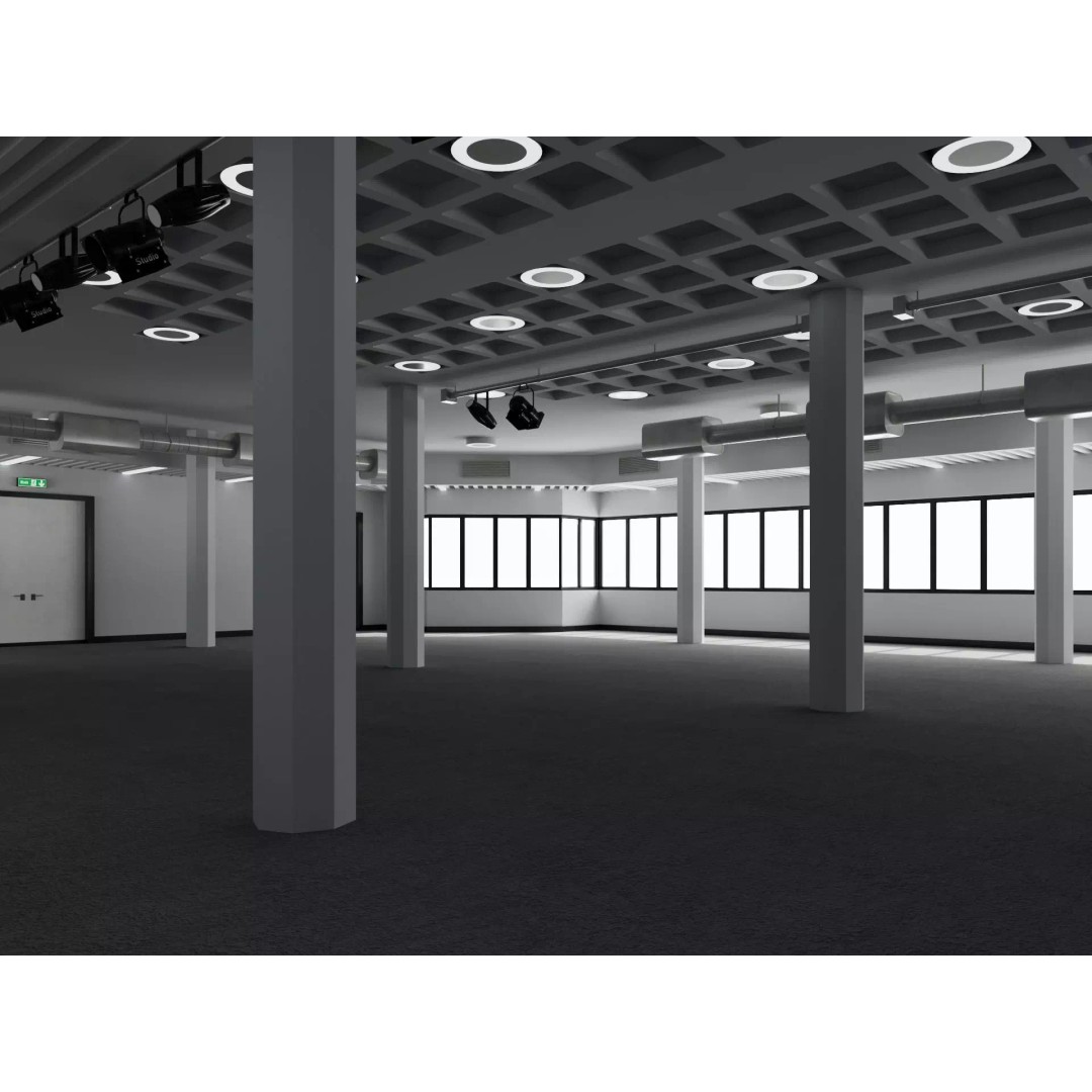 Convention Center Event Space 3D Model – Interior Hall, FBX, Blender, Corona - View 7