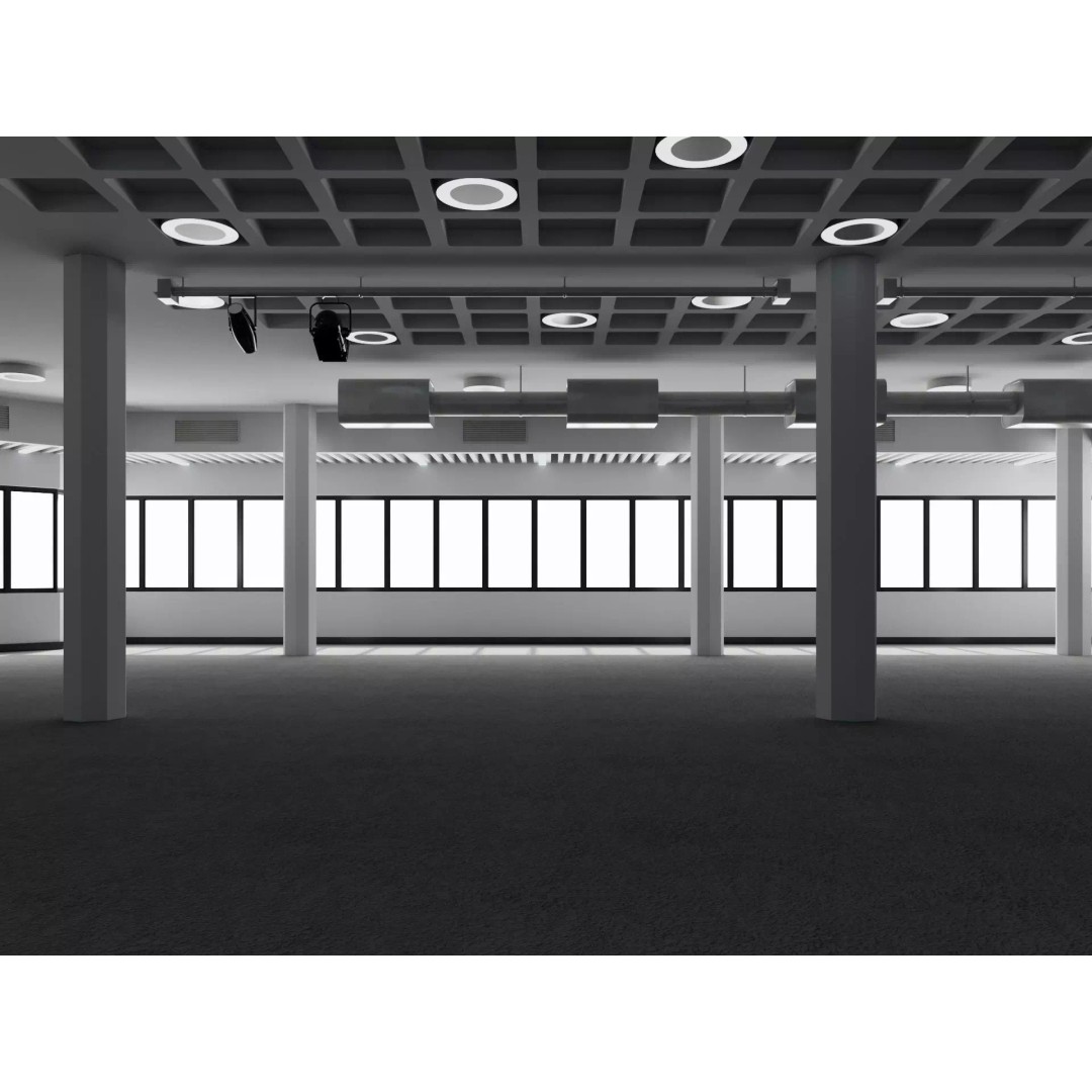 Convention Center Event Space 3D Model – Interior Hall, FBX, Blender, Corona - View 9