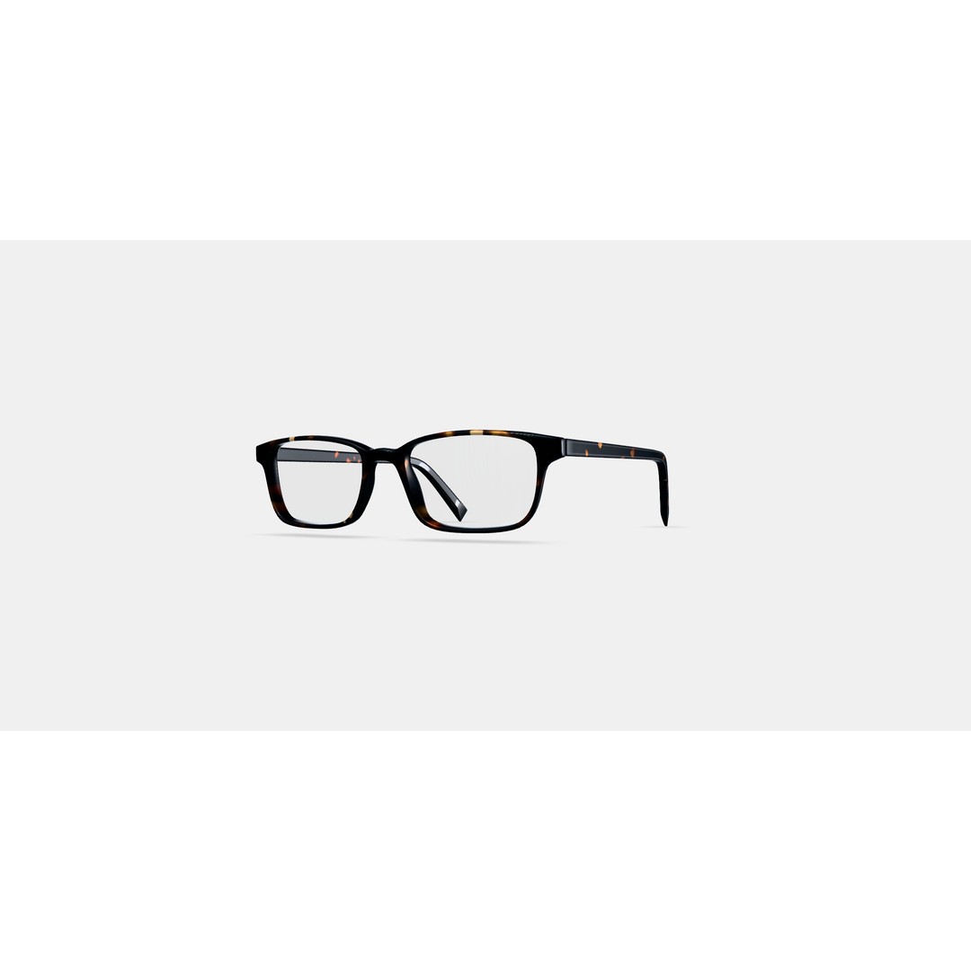 Wilkie Eyeglasses 3D Model – Whiskey Tortoise Chic Accessory, PBR - View 13