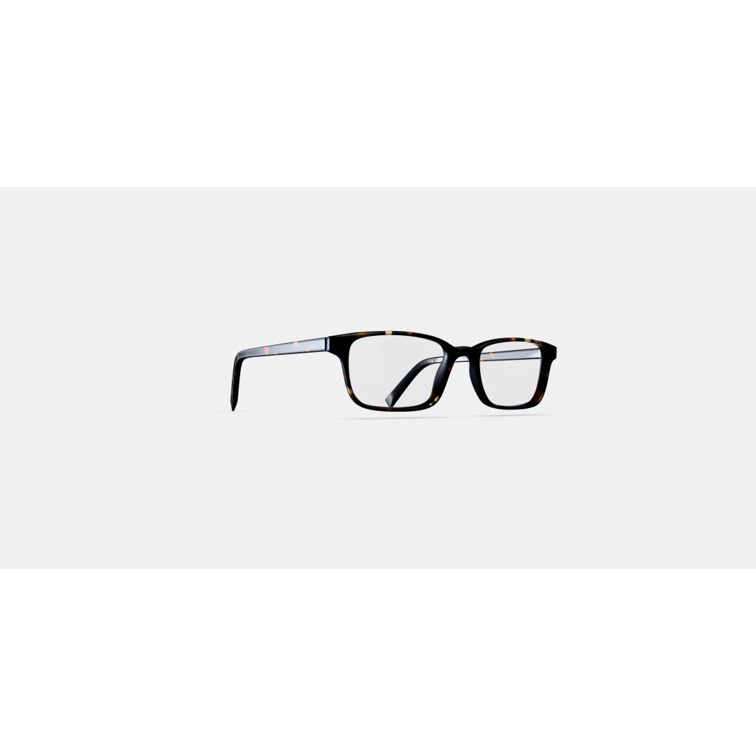 Wilkie Eyeglasses 3D Model – Whiskey Tortoise Chic Accessory, PBR - View 2