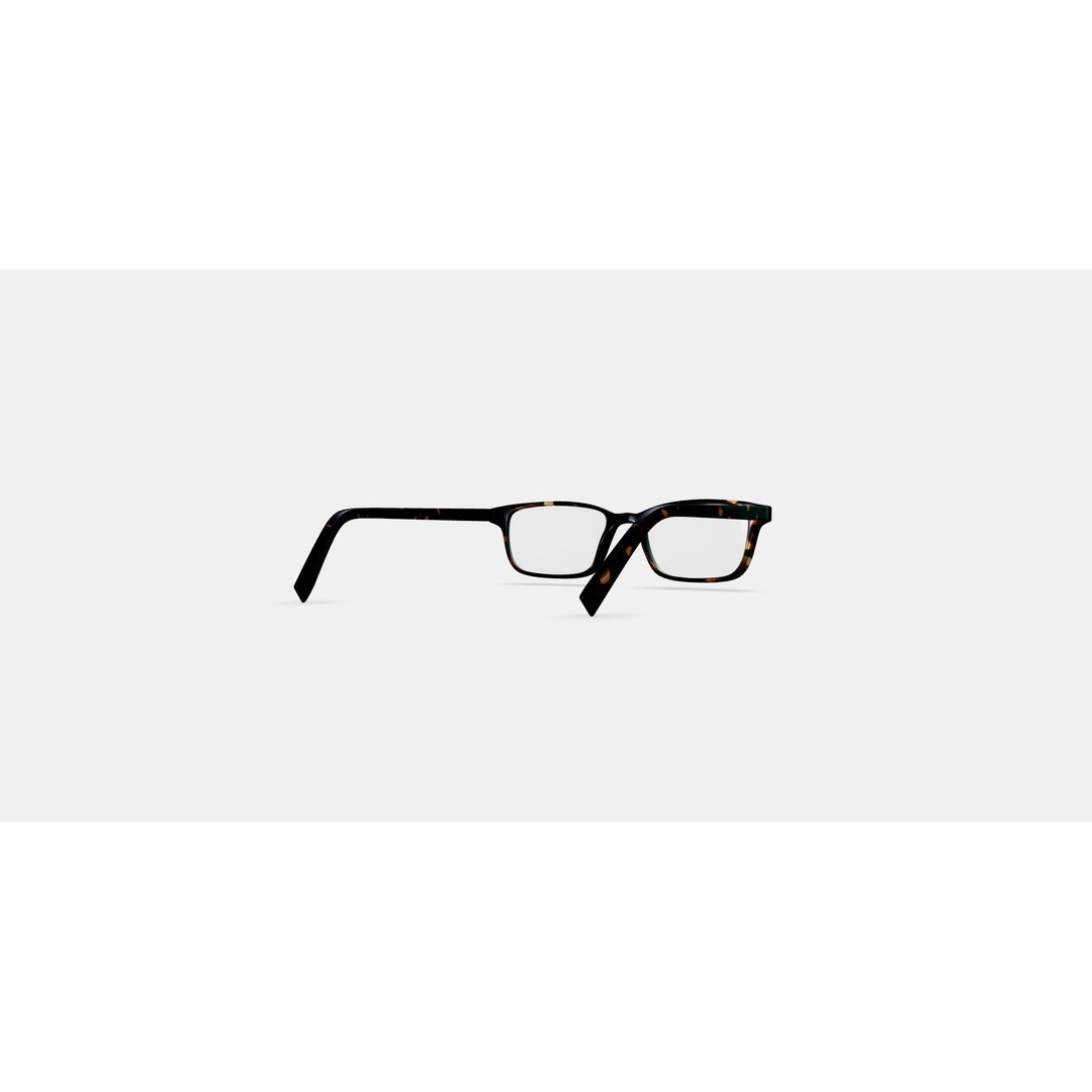 Wilkie Eyeglasses 3D Model – Whiskey Tortoise Chic Accessory, PBR - View 5