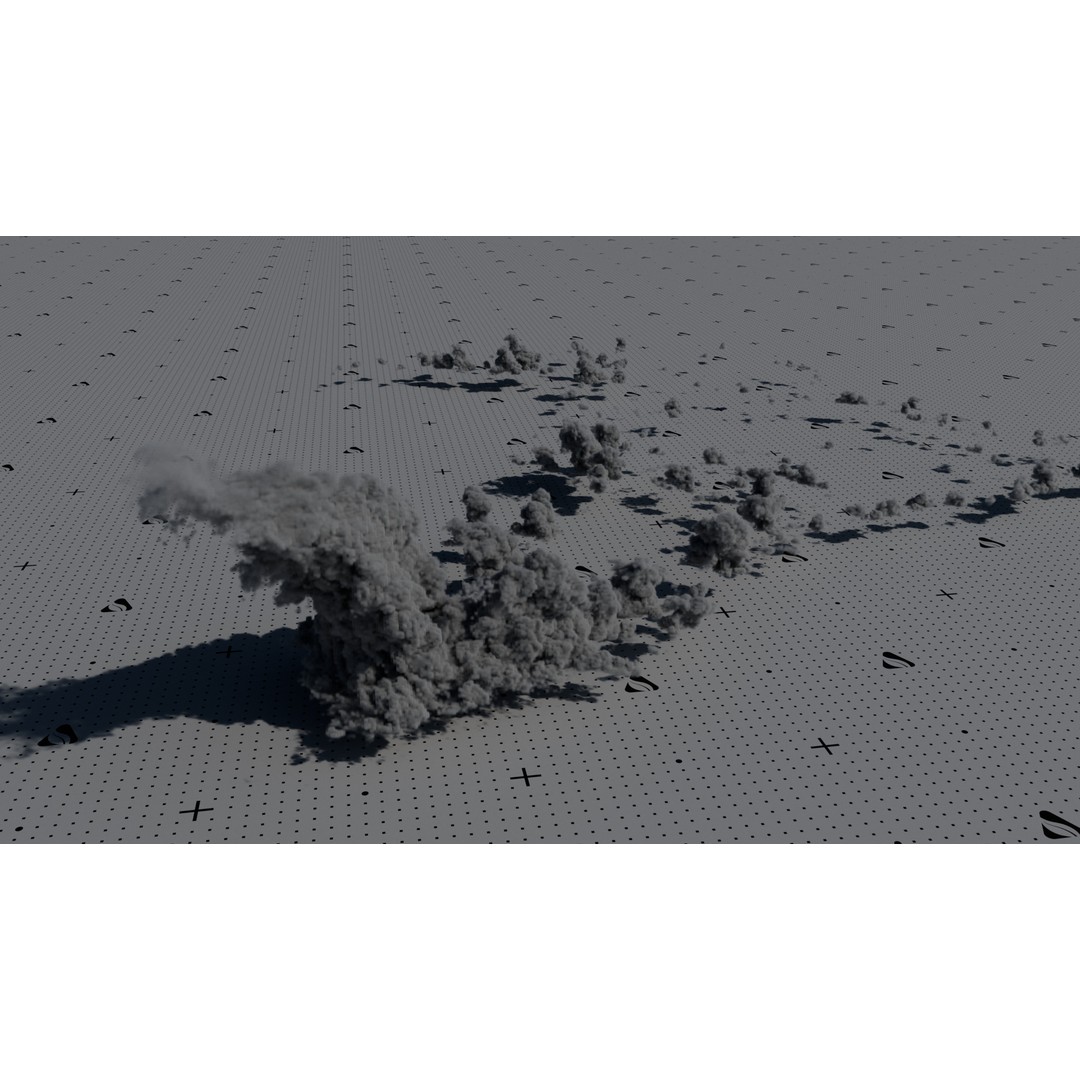 VDB Cumulonimbus Cloud Field 3D Model – Ultra-High Resolution Volumetric VDBs