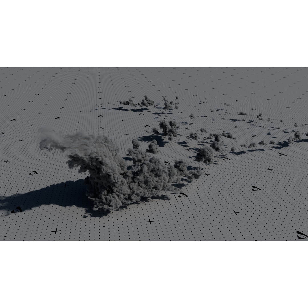 VDB Cumulonimbus Cloud Field 3D Model – Ultra-High Resolution Volumetric VDBs - View 11