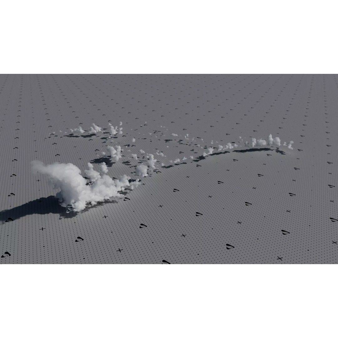 VDB Cumulonimbus Cloud Field 3D Model – Ultra-High Resolution Volumetric VDBs - View 2