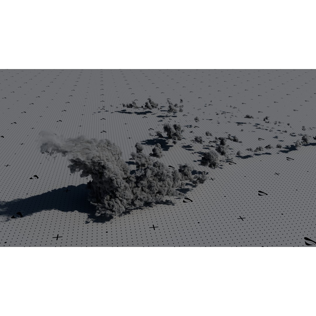 VDB Cumulonimbus Cloud Field 3D Model – Ultra-High Resolution Volumetric VDBs - View 9