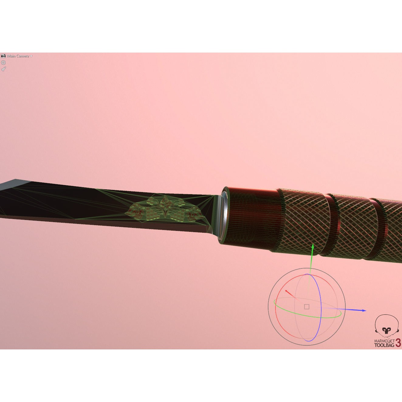 Craft Folding Portable Knife - High-Detail 3D Model - View 10