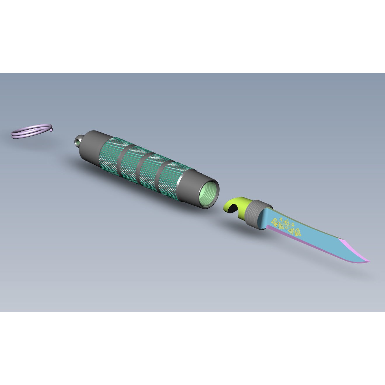 Craft Folding Portable Knife - High-Detail 3D Model - View 12