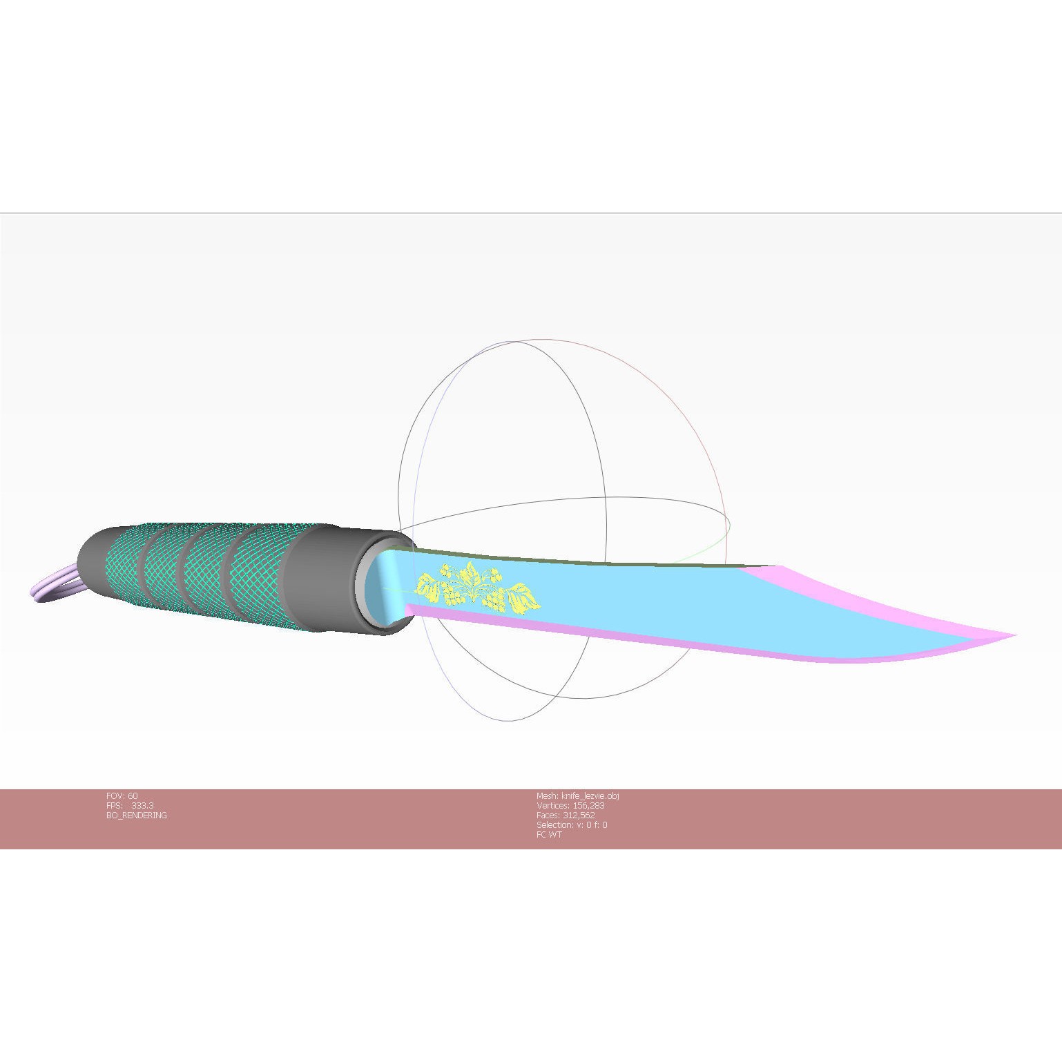 Craft Folding Portable Knife - High-Detail 3D Model - View 17