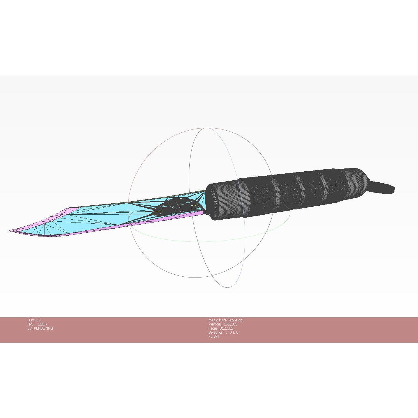 Craft Folding Portable Knife - High-Detail 3D Model - View 18