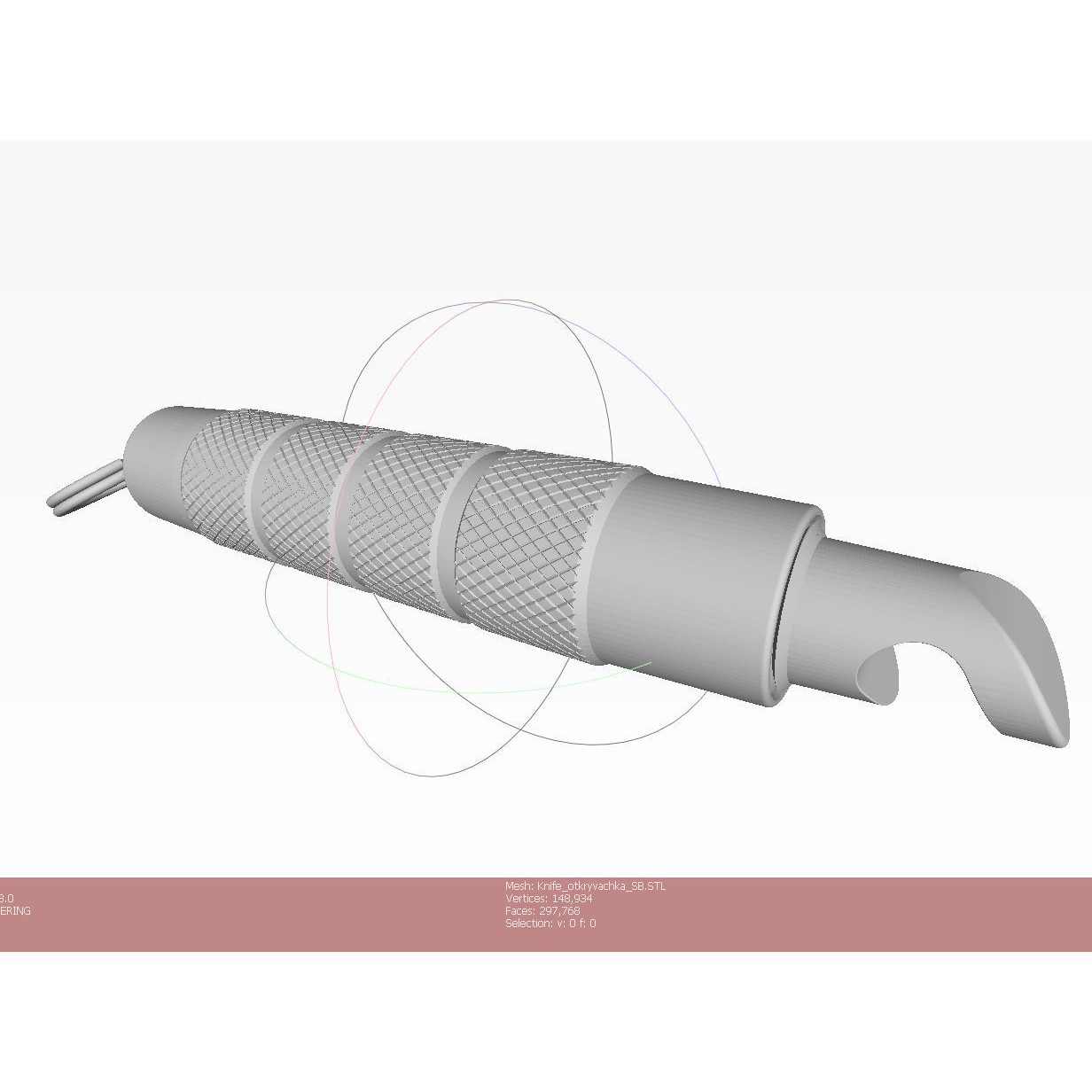 Craft Folding Portable Knife - High-Detail 3D Model - View 22