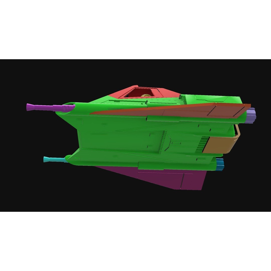 Ralph McQuarrie Snowspeeder 3D Model – Concept Design for 3D Printing - View 12
