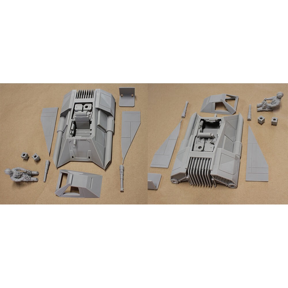 Ralph McQuarrie Snowspeeder 3D Model – Concept Design for 3D Printing - View 13