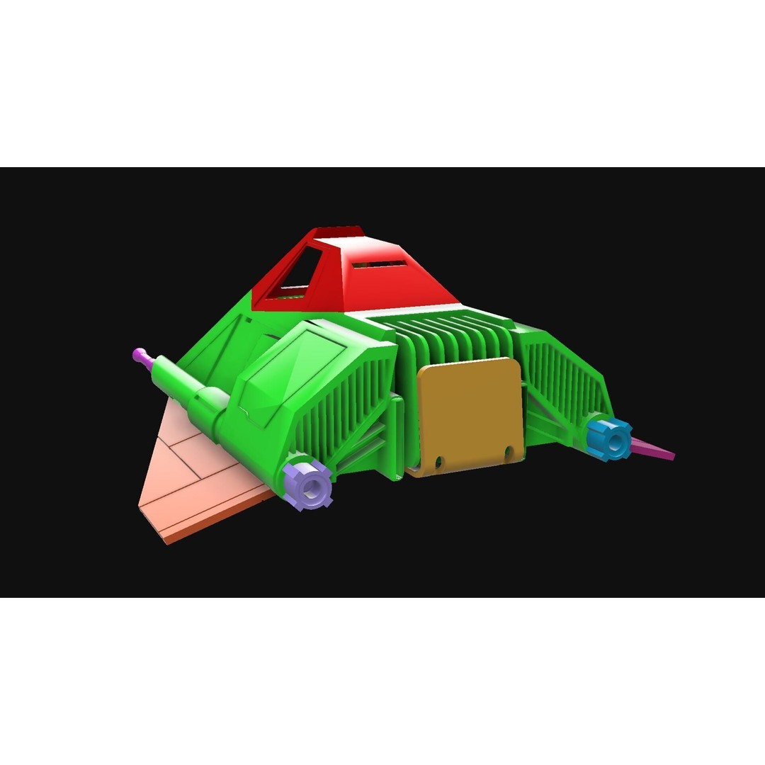 Ralph McQuarrie Snowspeeder 3D Model – Concept Design for 3D Printing - View 22