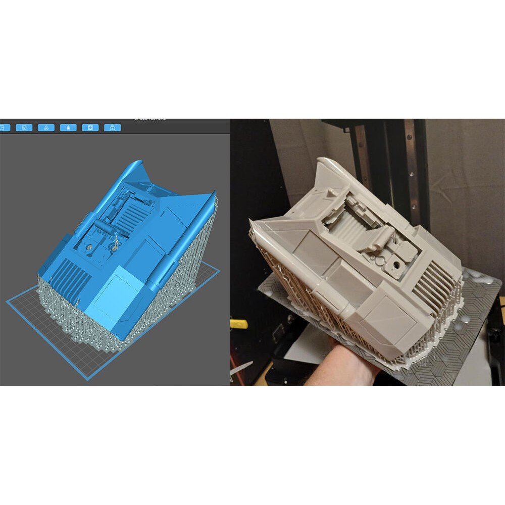 Ralph McQuarrie Snowspeeder 3D Model – Concept Design for 3D Printing - View 25