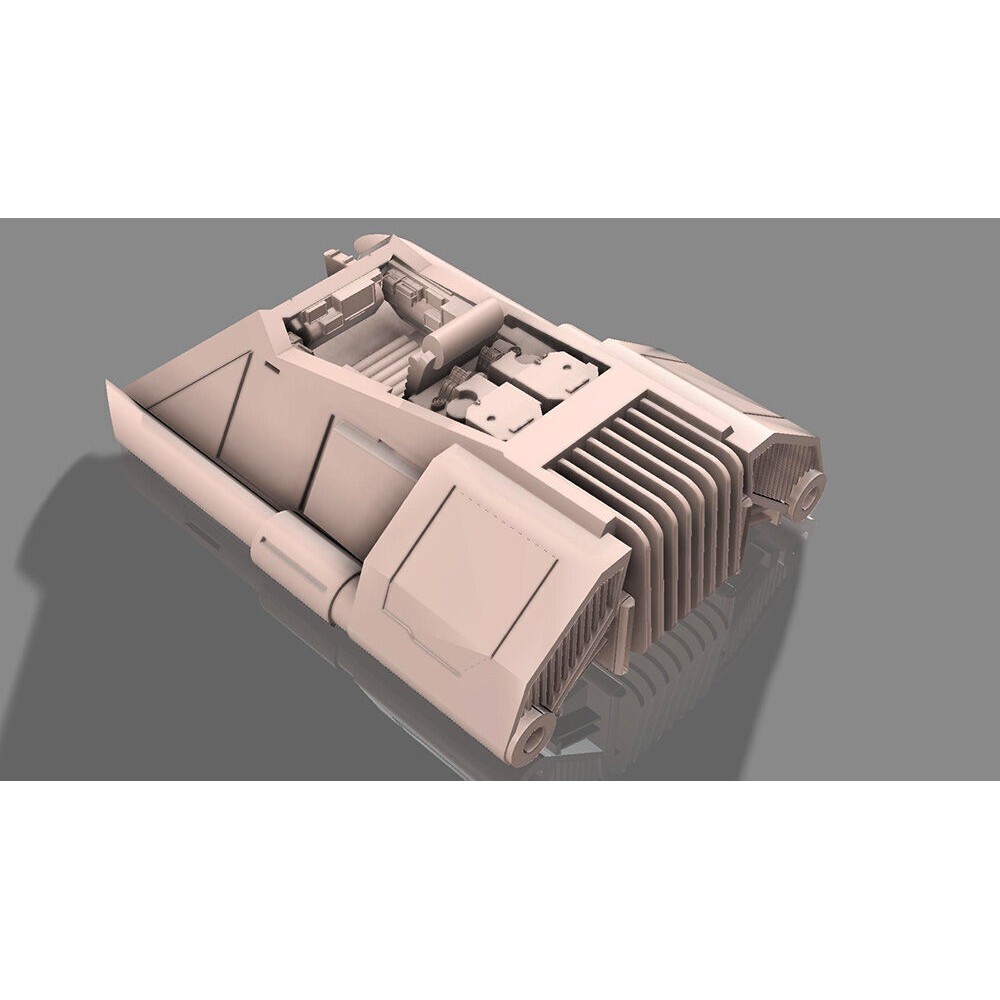 Ralph McQuarrie Snowspeeder 3D Model – Concept Design for 3D Printing - View 7