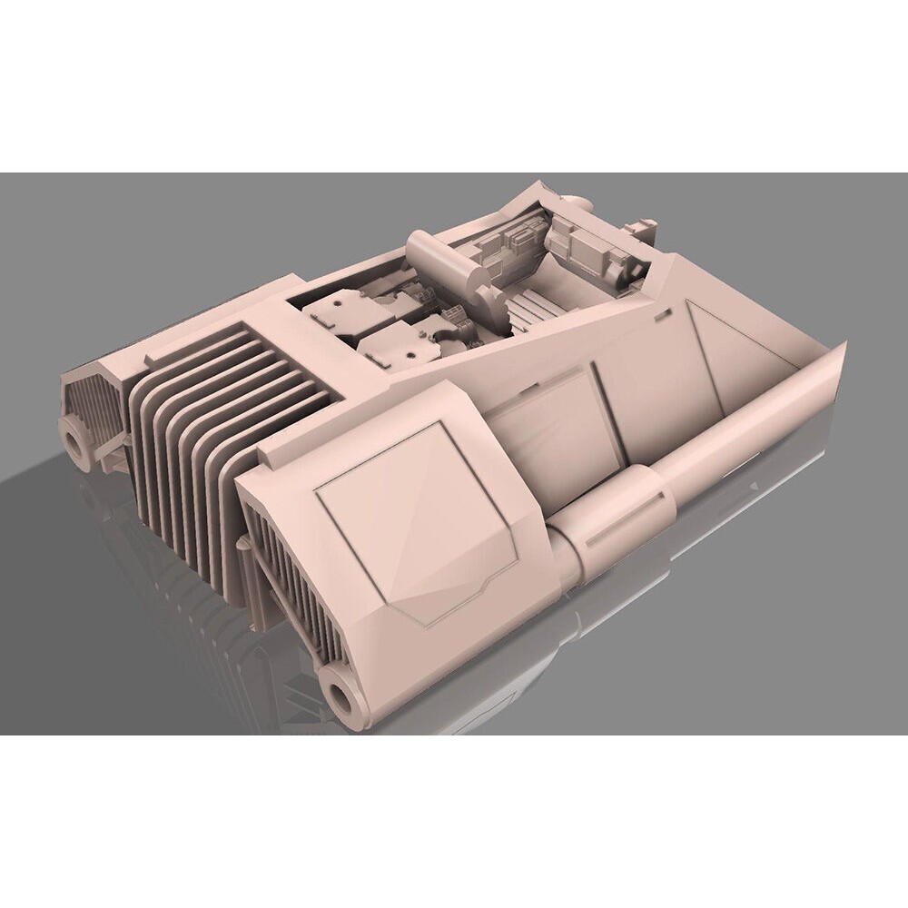 Ralph McQuarrie Snowspeeder 3D Model – Concept Design for 3D Printing - View 8