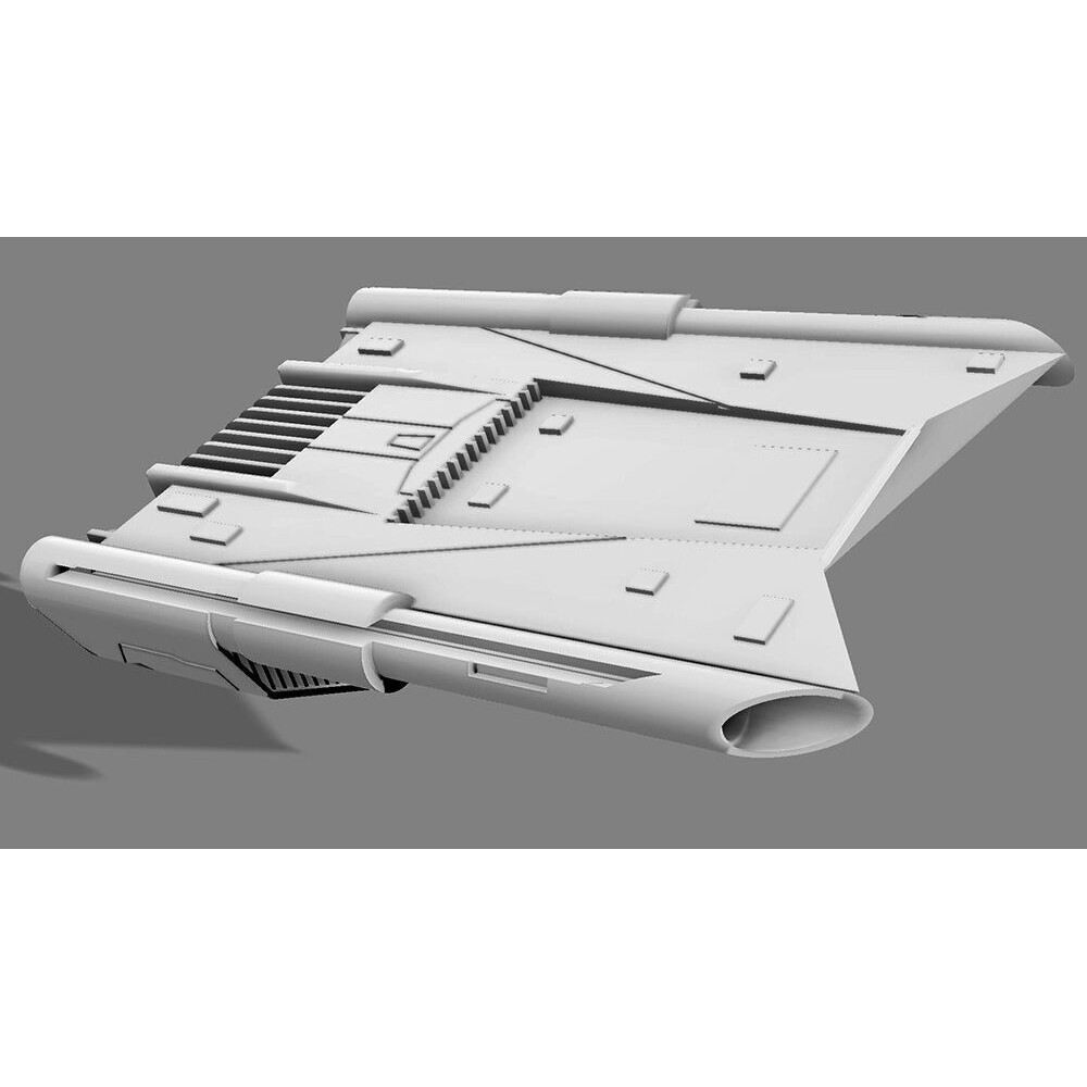 Ralph McQuarrie Snowspeeder 3D Model – Concept Design for 3D Printing - View 9