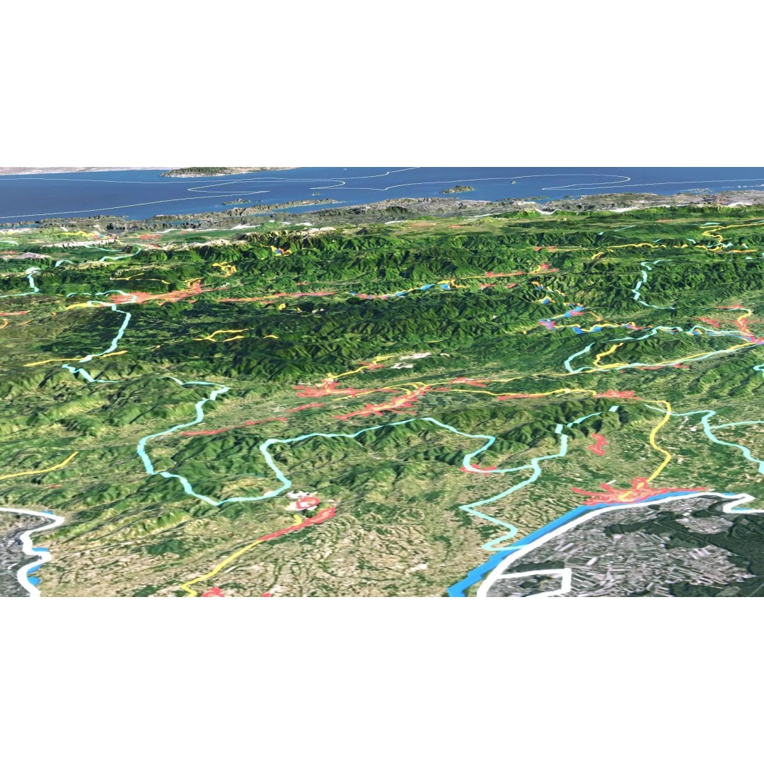 Bosnia And Herzegovina Map 3D Model – Realistic Terrain, 10K PBR Textures - View 10