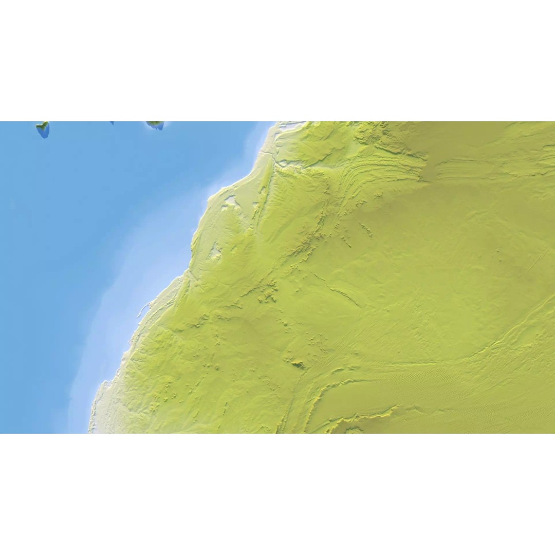 Western Sahara Map 3D Model – Realistic Satellite Terrain, FBX, OBJ - View 11