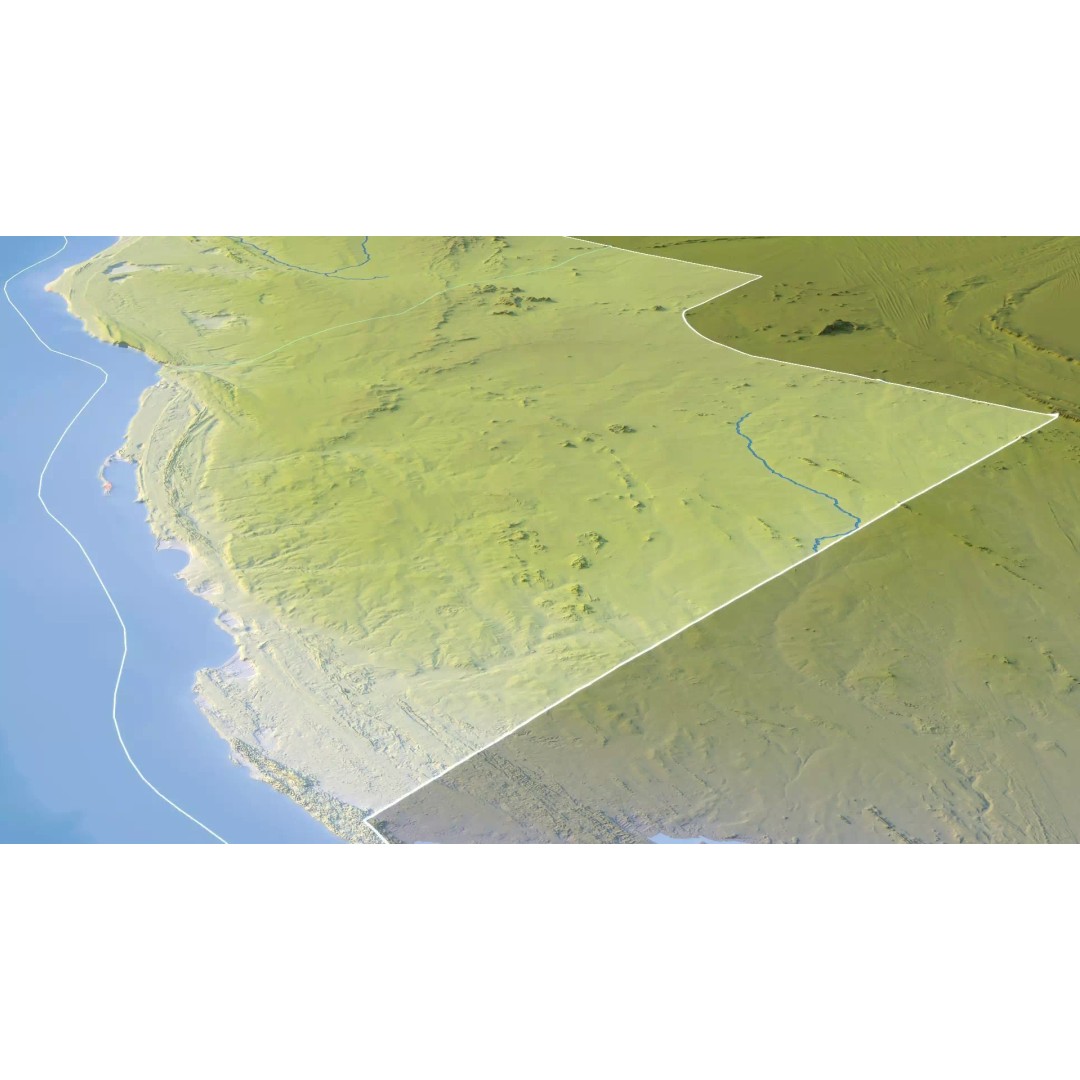 Western Sahara Map 3D Model – Realistic Satellite Terrain, FBX, OBJ - View 13