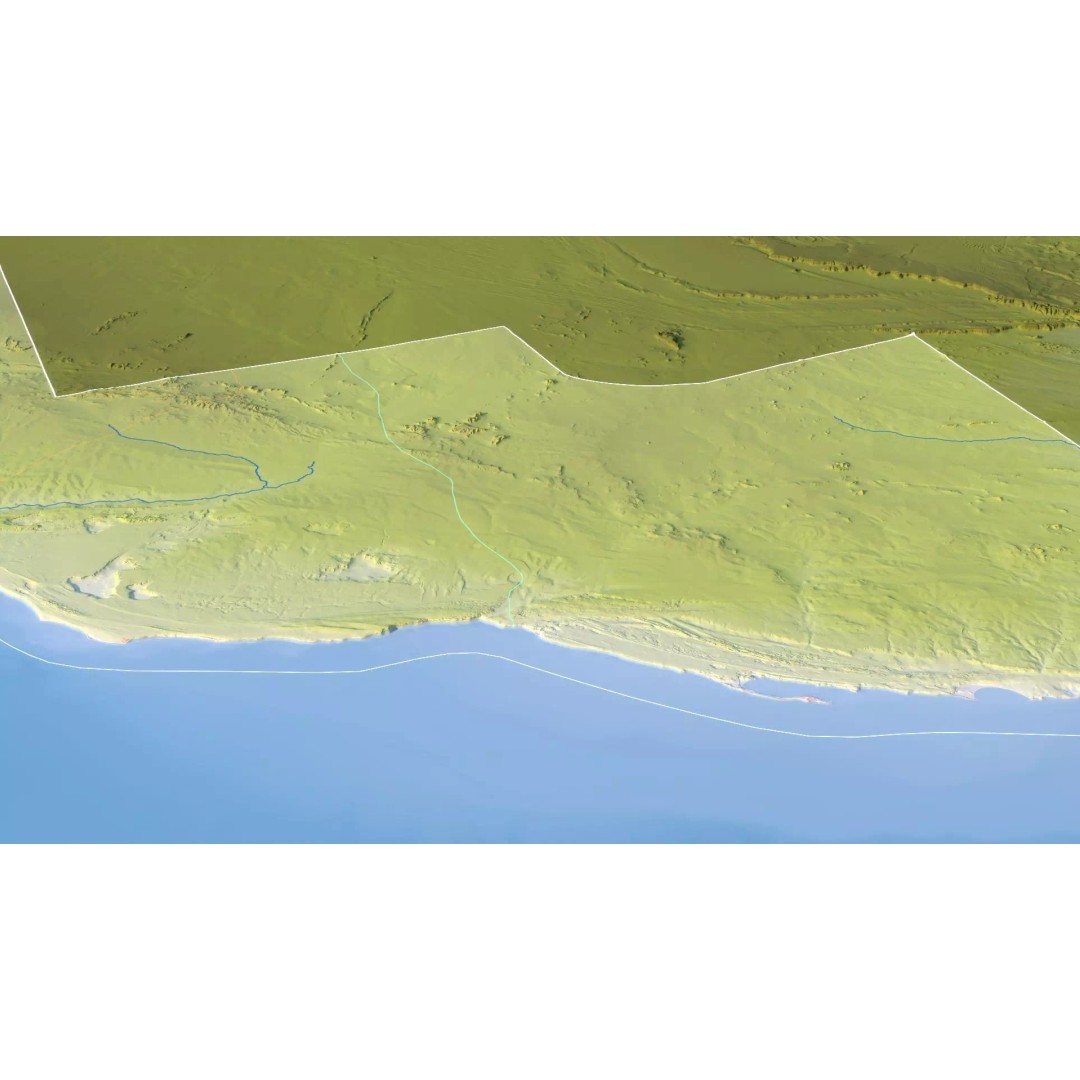 Western Sahara Map 3D Model – Realistic Satellite Terrain, FBX, OBJ - View 15