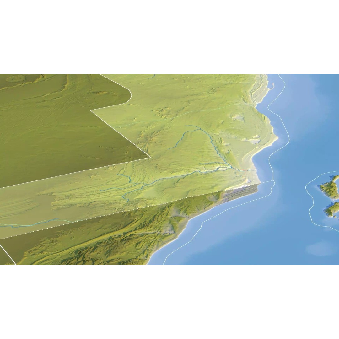 Western Sahara Map 3D Model – Realistic Satellite Terrain, FBX, OBJ - View 16