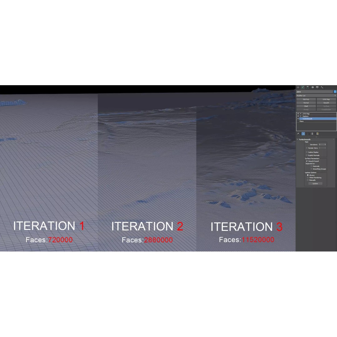 Western Sahara Map 3D Model – Realistic Satellite Terrain, FBX, OBJ - View 18