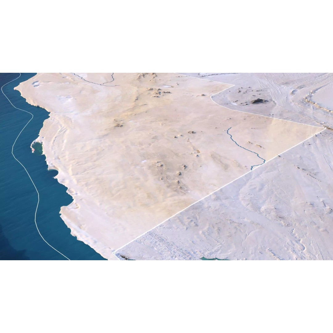 Western Sahara Map 3D Model – Realistic Satellite Terrain, FBX, OBJ - View 5