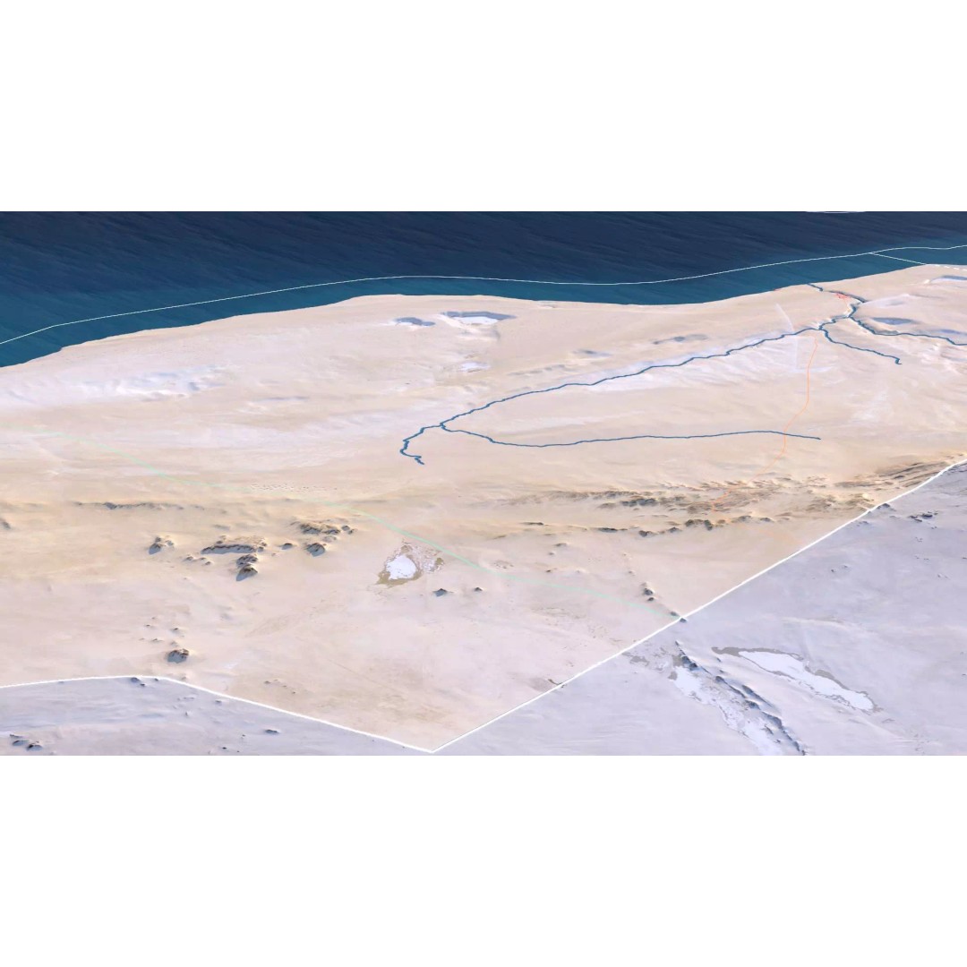 Western Sahara Map 3D Model – Realistic Satellite Terrain, FBX, OBJ - View 6