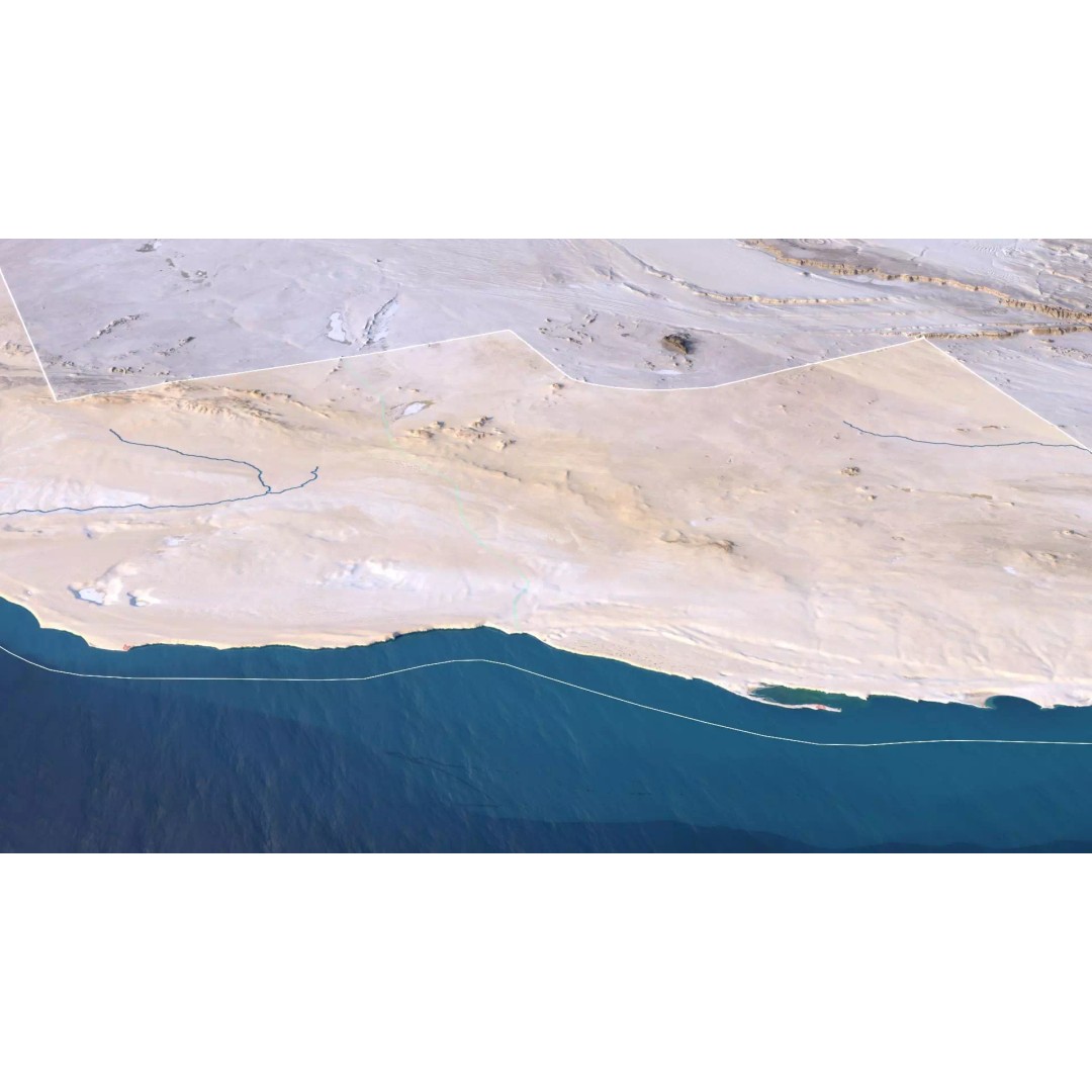 Western Sahara Map 3D Model – Realistic Satellite Terrain, FBX, OBJ - View 7